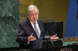 联合国秘书长呼吁中东冲突各方继续推进和谈