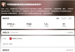 胶原面膜没胶原？韦雪炸出的“聊牌”又是什么坑