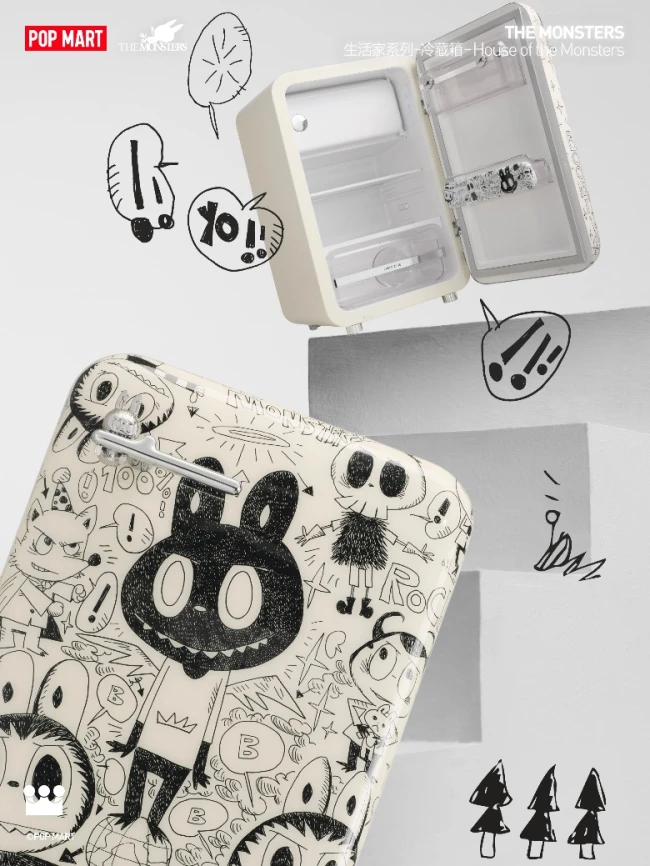 泡泡玛特LABUBU冰箱正式亮相！4月30日22点Home款京东全球率先发售