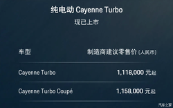 8 万起！保时捷纯电 Cayenne Turbo 北京车展首秀，信仰充值吗
