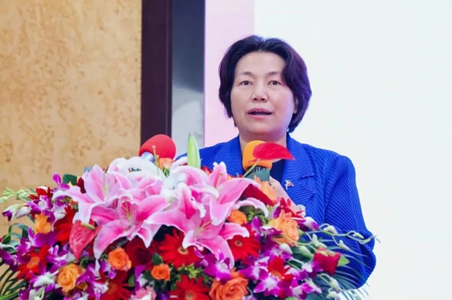 ▲美年健康集团副董事长、美年健康公益基金会发起人郭美玲致辞