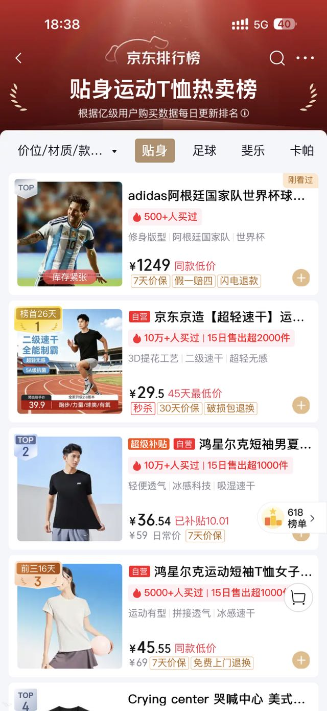 梅西世界杯上演“帽子戏法”引爆球迷热情 带动“阿根廷球衣”京东搜索量翻倍