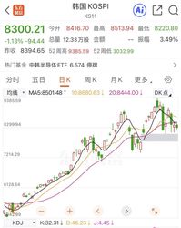 韩国KOSPI指数转跌