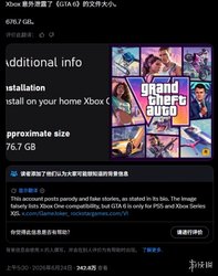 GTA6》截图显示容量高达670GB？外媒直言漏洞百出