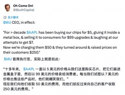 美光 CEO 怒怼苹果：芯片成本涨 45 美元，手机多收 250 美元，这差价究竟谁去买单