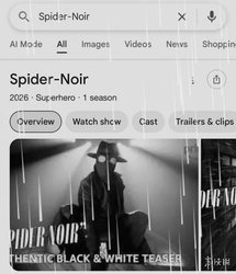 谷歌搜索暗藏玄机！输入"Spider-Noir" 屏幕秒变黑白