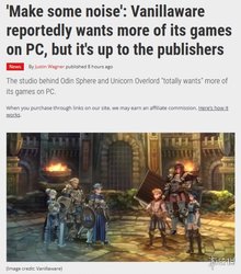 PC玩家福音！香草社创始人：想将旗下游戏移植至PC