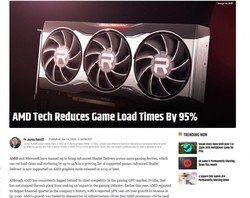 AMD显卡玩家有福了！新ASD技术减少游戏载入时间95