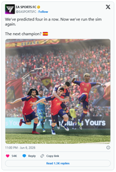 FC26》模拟预测2026世界杯 西班牙将时隔16年再夺冠