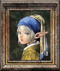 戴珍珠耳环的少女》赴日展出 与米菲兔、芙莉莲联动