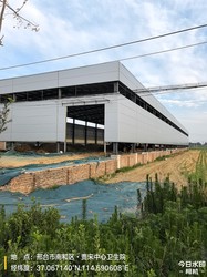 邢台市南和区一处大型钢结构厂房疑似违规占用基本农田