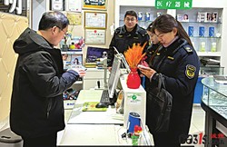 宁阳县市场监管局开展隐形眼镜及护理液执法检查